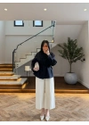 LACİVERT BAĞCIKLI DÜĞMELİ CEKET-7788