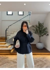 LACİVERT BAĞCIKLI DÜĞMELİ CEKET-7788