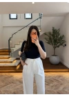 LACİVERT BUZY KISA KOL BODY - 1164