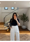 LACİVERT BUZY KISA KOL BODY - 1164