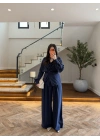 LACİVERT ÇİFT KAPAMA DETAY TAKIM-26KT6055
