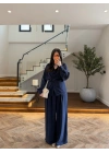 LACİVERT ÇİFT KAPAMA DETAY TAKIM-26KT6055