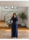 LACİVERT ÇİFT KAPAMA DETAY TAKIM-26KT6055