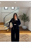 LACİVERT KADİFE 3 LÜ TAKIM-0097