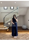 LACİVERT KEMERLİ TULUM -4030