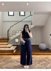 LACİVERT KEMERLİ TULUM -4030