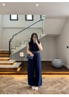LACİVERT KEMERLİ TULUM -4030