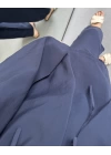 LACİVERT MODAL KUŞAKLI KİMONO TAKIM