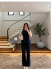 LACİVERT OMUZ DÜĞME DETAY TAKIM -9215