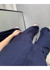 LACİVERT ÖNDEN DÜĞMELİ YELEK TAKIM