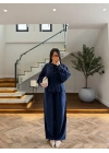 LACİVERT SALAŞ BLUZ PANTOLON TAKIM -650025