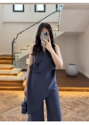 LACİVERT TASARIM TENSEL TULUM-26Y5369