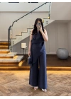 LACİVERT TASARIM TENSEL TULUM-26Y5369