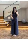 LACİVERT TASARIM TENSEL TULUM-26Y5369