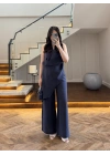 LACİVERT TASARIM TENSEL TULUM-26Y5369