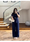 LACİVERT TOKALI BAĞCIKLI TAKIM -3983