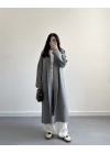 GRİ UZUN TRİKO HIRKA