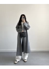 GRİ UZUN TRİKO HIRKA