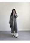 GRİ UZUN TRİKO HIRKA
