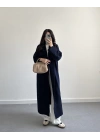 LACİVERT UZUN TRİKO HIRKA