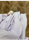 LİLA OMUZ PİLİ DETAY BLUZ TAKIM-26103