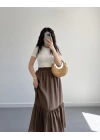 LULU KAHVE TENSEL ETEK