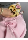 LUZ PEMBE TENSEL YELEK TAKIM
