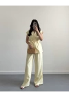 LUZ SARI TENSEL YELEK TAKIM