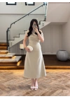 MİNT KAYIK YAKA ELBİSE -8722