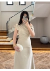 MİNT KAYIK YAKA ELBİSE -8722