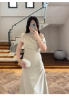 MİNT KAYIK YAKA ELBİSE -8722