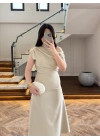 MİNT KAYIK YAKA ELBİSE -8722