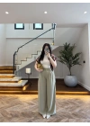 MİNT PİLELİ ARKA KAPAK DETAY PANTOLON-3939