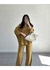 MİSTY CAMEL KETEN GÖMLEK TAKIM