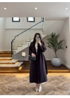 MÜRDÜM APOLETLİ KUŞAKLI TRENCH -7589