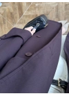 MÜRDÜM APOLETLİ KUŞAKLI TRENCH -7589