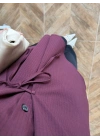 MÜRDÜM EKOSE BAĞCIKLI OVERSİZE GÖMLEK-5589