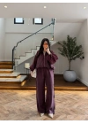 MÜRDÜM GARNİLİ BOMBER PANTOLON TAKIM-51458