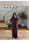 MÜRDÜM GARNİLİ BOMBER PANTOLON TAKIM-51458