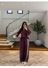 MÜRDÜM GARNİLİ BOMBER PANTOLON TAKIM-51458