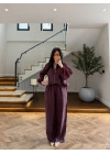 MÜRDÜM GARNİLİ BOMBER PANTOLON TAKIM-51458