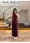 MÜRDÜM HALTER YAKA BLUZ TAKIM-9160