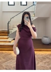 MÜRDÜM KAYIK YAKA ELBİSE -8722
