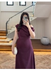 MÜRDÜM KAYIK YAKA ELBİSE -8722