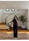MÜRDÜM KEMERLİ İSPANYOL PAÇA PANTOLON TAKIM -9214