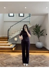 MÜRDÜM KEMERLİ İSPANYOL PAÇA PANTOLON TAKIM -9214