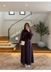 MÜRDÜM KULPLU BAĞCIKLI ELBİSE-2417