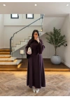 MÜRDÜM KULPLU BAĞCIKLI ELBİSE-2417