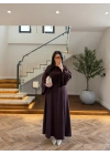 MÜRDÜM KULPLU BAĞCIKLI ELBİSE-2417