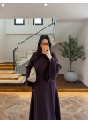 MÜRDÜM KULPLU BAĞCIKLI ELBİSE-2417
